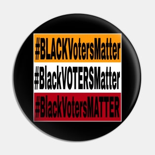 Black Voters Matter - Multicolored - Back Pin