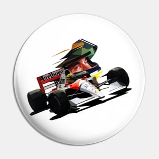 Ayrton Senna Full Color Pin