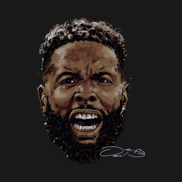 Odell Beckham Jr Los Angeles R Scream by Sil Ly