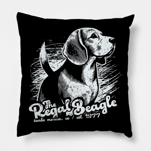 The Regal Beagle 1977 // Threes Company Pillow by Trendsdk