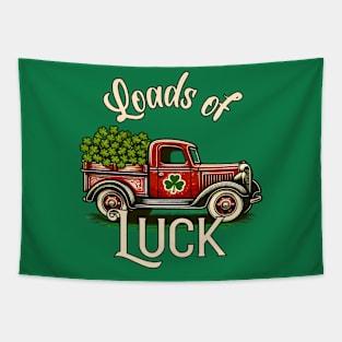 Loads of Luck - Antique Truck Tapestry