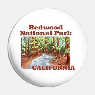 Redwood National Park, California Pin