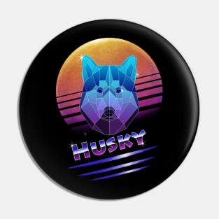 Cyberpunk Husky Pin