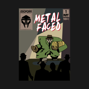 Metal Faced - Comic Cover T-Shirt