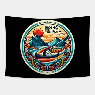 Canoeing, Going with the flow Tapestry