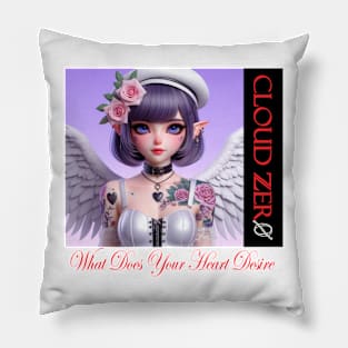 Goth Elf Angel Girl Pillow