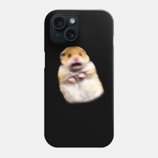 Scared Hamster Meme shirt, Funny Tshirt, Meme Gifts Phone Case