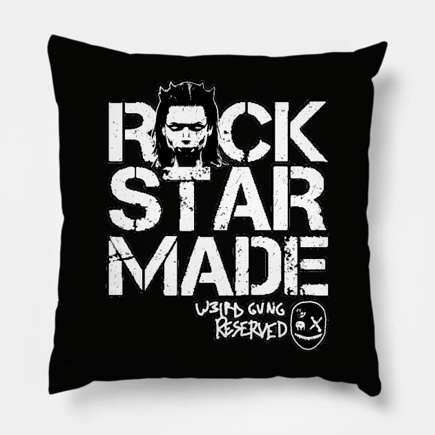 BAD AMY "RXCKSTAR MADE" Pillow by KVLI3N