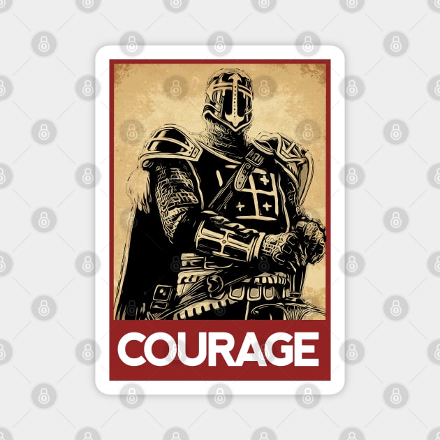 Warriors: Courage Magnet by NoMans