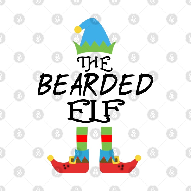 The Bearded Elf Matching Family Group Christmas Party SANTA by CareTees