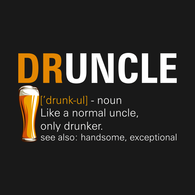 Beer Funny Drunk Uncle by fiar32
