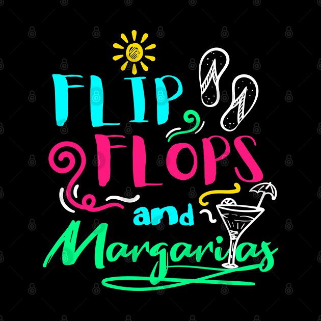 Flip Flops and Margaritas Summer Beach Vacations by Teeziner