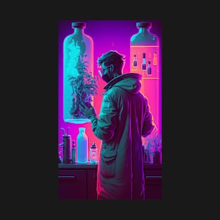 Biochemistry Synthwave T-Shirt