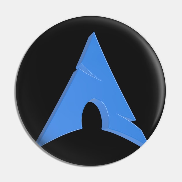 Arch Linux 3D Pin by MacJoris