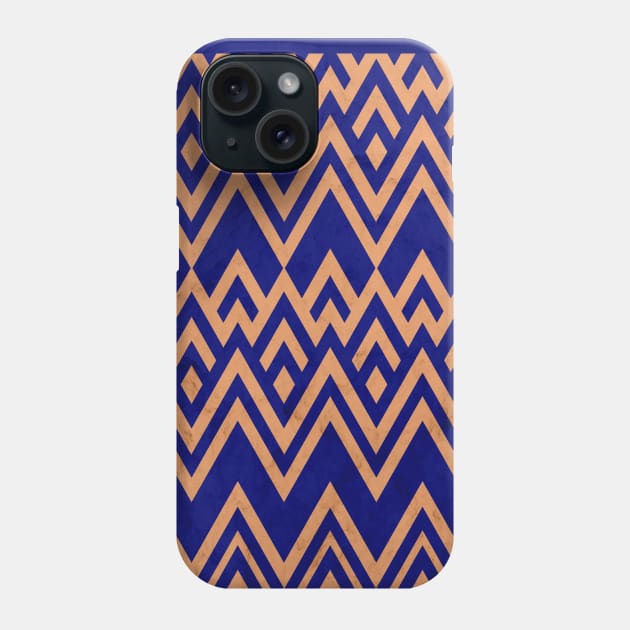 Blue Pines Vintage Pattern Phone Case by Tobe_Fonseca