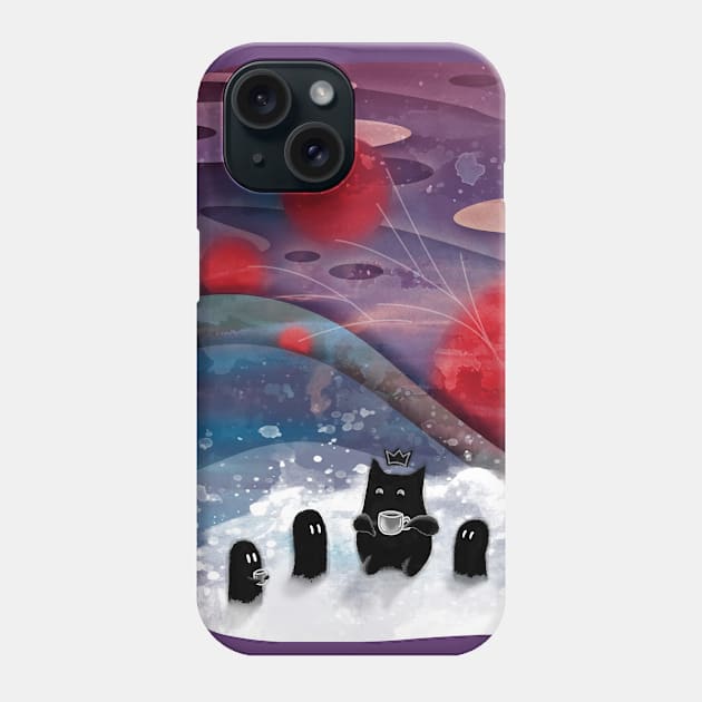 Shadow Tales: December Phone Case by DearTreehouse