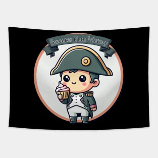 Bonaparte eating Napoleon Cupcake - Sweeter than Victory | French | France | Emperor | Dessert | Sweet Tapestry