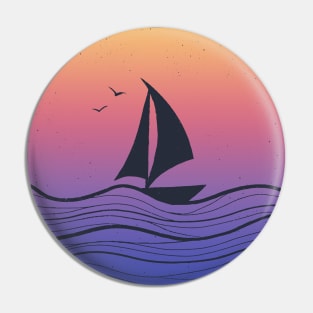 Sailboat During Sunset Pin