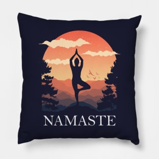 NAMASTE (Tree) Pillow