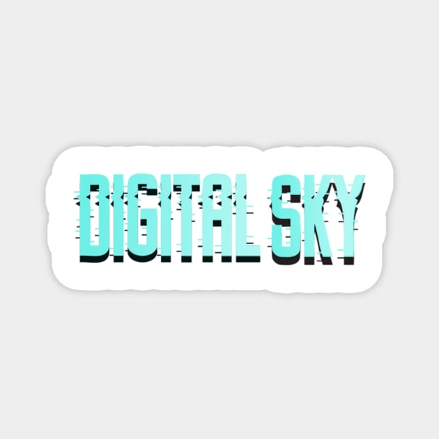 Miscellaneous Items: Digital Sky (White) Magnet by DigitalSky