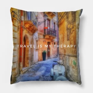 Travel is my therapy Pillow