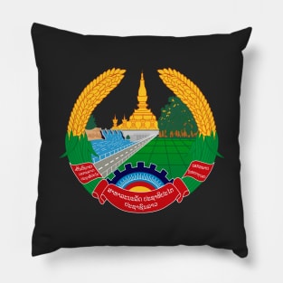 Emblem of Laos Pillow