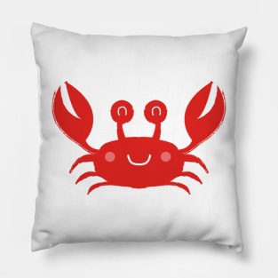 Anchor's Away Summer Crab Pillow