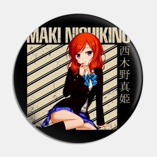 Maki Nishikino's Musical Brilliance Tee Pin