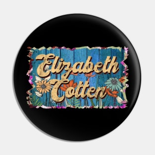 Retro Elizabeth Name Flowers Limited Edition Proud Classic Styles Pin