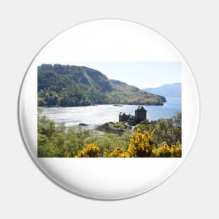 Eilean Donan Castle on a summer afternoon  in the Highlands of Scotland Pin