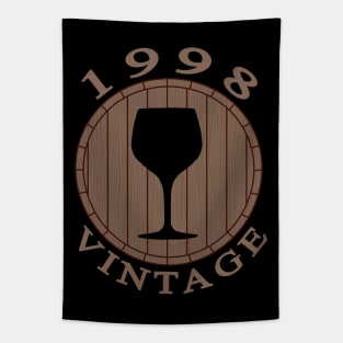 Vintage Wine Lover Birthday 1998 Tapestry