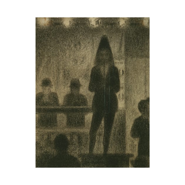 Trombonist (Study for "Circus Side Show") by Georges-Pierre Seurat by Classic Art Stall