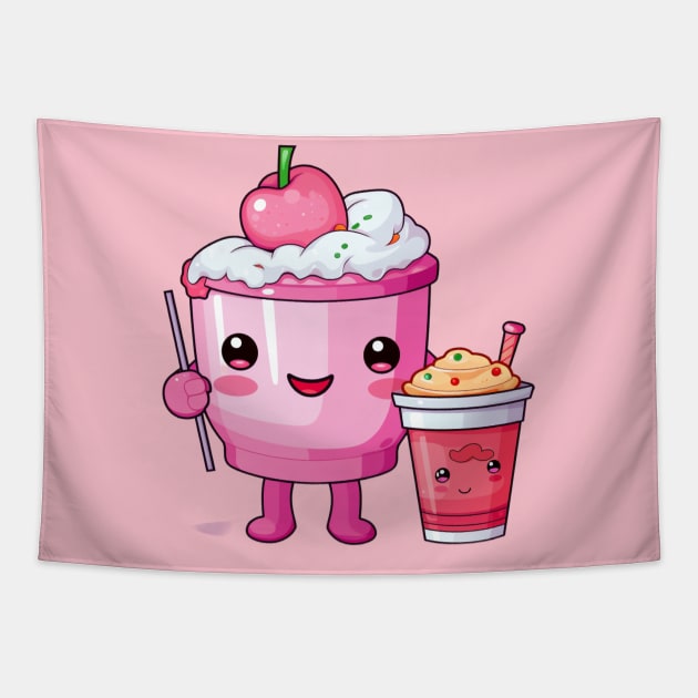 kawaii Ice cream  T-Shirt cute Candy food gilrl Tapestry by nonagobich