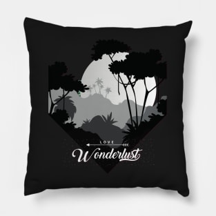 Love wonderlust Adventure Explore the world travel lover summer spring Pillow