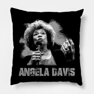 Angela Quotes Inspirational T-Shirt for Social Justice Advocates Pillow