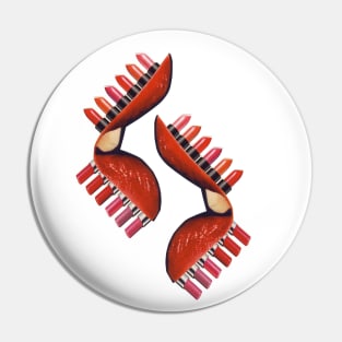 Lipsticks Parade Pin