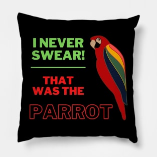 Funny Parrot design - Parrot lover Pillow