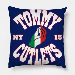 Tommy Cutlets 15 Italian Hand, Italian Flag, New York Pillow