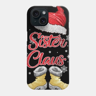 Santa Sister Claus Merry Christmas Matching Family Group Phone Case