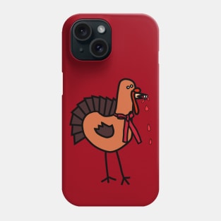 Animals with Sharp Teeth Thanksgiving Turkey Halloween Horror Phone Case