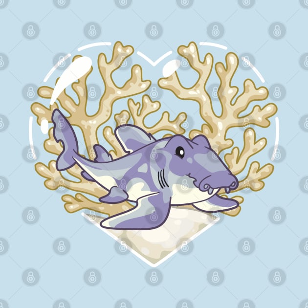 PRUNE, the Bullhead Shark by bytesizetreasure