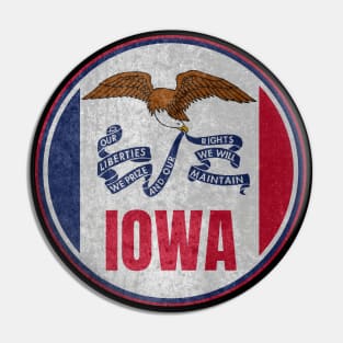 Iowa State Flag Pin