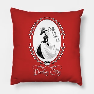 Derby City Collecction: Belle of the Ball 1 (Red) Pillow