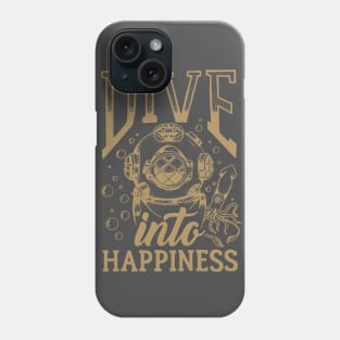 Scuba Diver life t-shirt | Dive into hapiness Phone Case