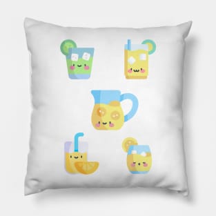 Cute lemonade - Kawaii lemonade - Lemonade squad Pillow