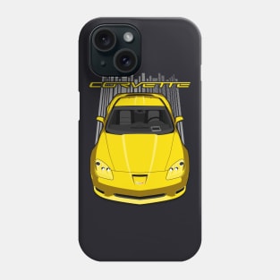 Corvette C6 Z06 - Yellow Phone Case