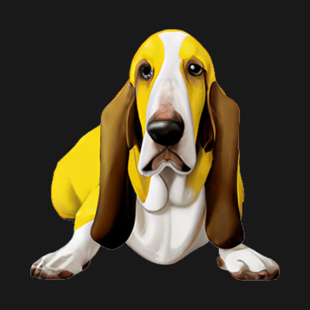 Lemon Basset Hound by Shadowbyte91