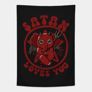 Satan Loves You Tapestry