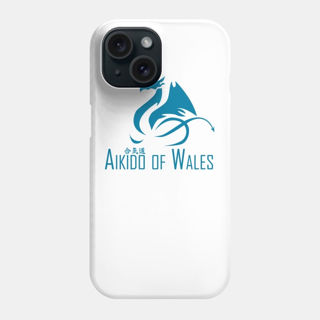 Aikido of Wales (Teal) Phone Case by timescape