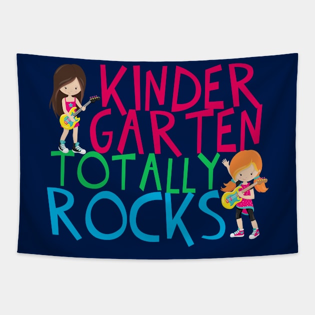 Kindergarten Totally Rocks Tapestry by epiclovedesigns